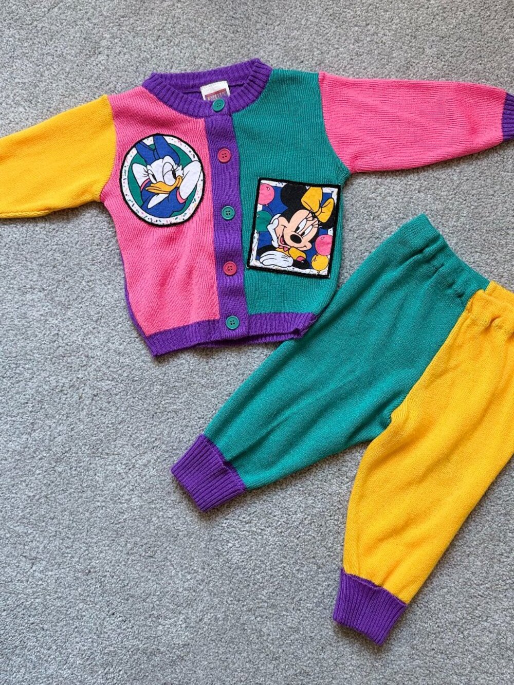 The Walt Disney Vintage Two Piece Minnie and Daisy Set Size 12 months